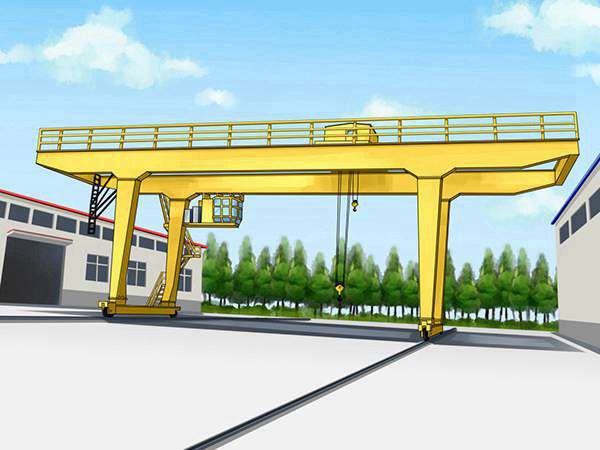 青海海東龍門吊廠家 160t雙梁門式起重機特點