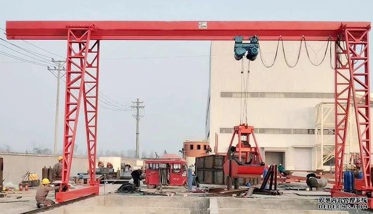 河南濮陽龍門吊公司現(xiàn)場測量場地