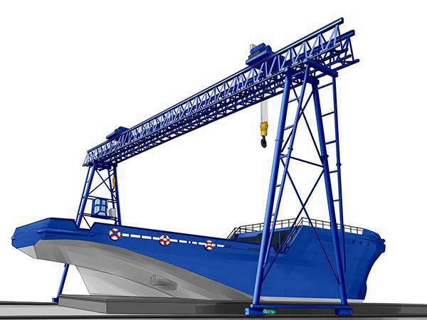 江蘇南京龍門吊廠家200T造船門式起重機(jī)價格