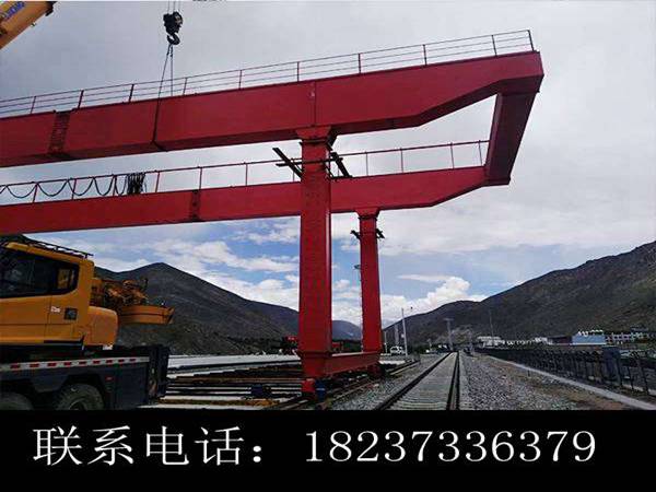 安徽蕪湖龍門吊銷售廠家 推薦90噸提梁機