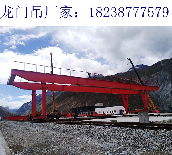 福建南平120t龍門吊廠家20t懸臂吊平穩(wěn)安全運(yùn)行